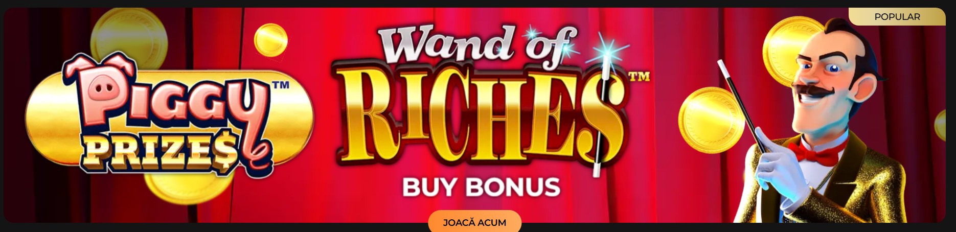 Piggy Prizes – Wand of Riches, Buy Bonus